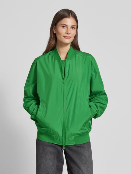 Save The Duck Bomberjacke mit Zweiwege-Reißverschluss Modell 'OLEN' Gruen 4