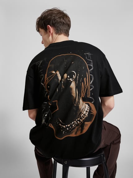 Mister Tee T-Shirt mit Statement-Print Modell 'GIZA' Black 3