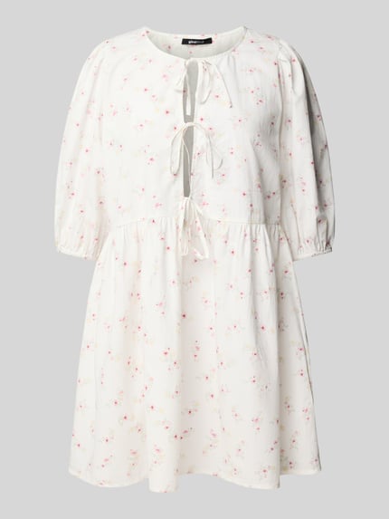 Gina Tricot Mini-jurk met vetersluiting Wit - 2