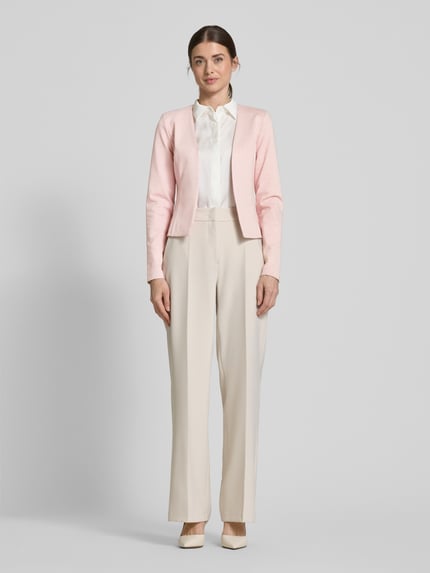 ICHI Regular fit blazer met opengewerkte voorkant, model 'KATE' Rosé - 1