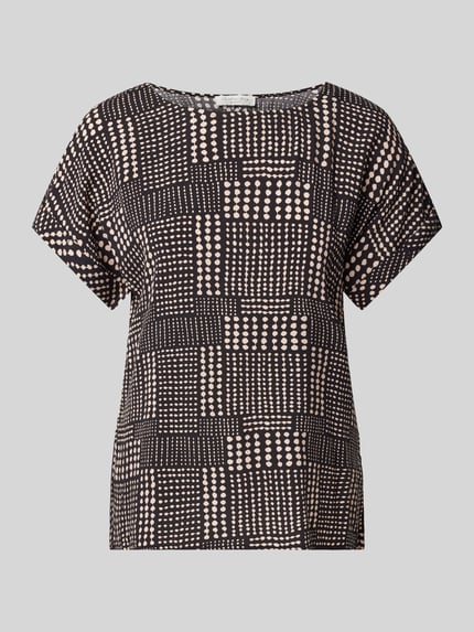 Christian Berg Woman Regular fit blouseshirt met kapmouwen Zwart - 2