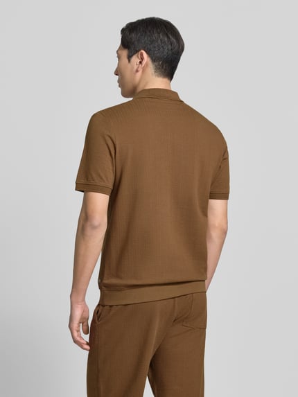 s.Oliver RED LABEL regular fit poloshirt van puur katoen Lichtbruin - 5