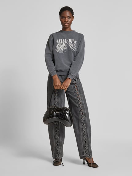 Diesel Schoudertas met logo-applicatie Zwart - 1