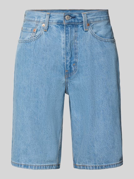 Levi's® Loose Fit Jeansshorts aus reiner Baumwolle Modell '469' Hellblau 2