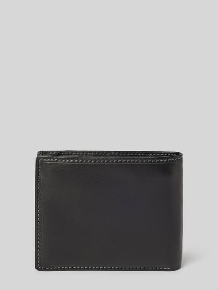 camel active Lederportemonnaie mit Logo-Applikation Modell 'VEGAS' Black 2