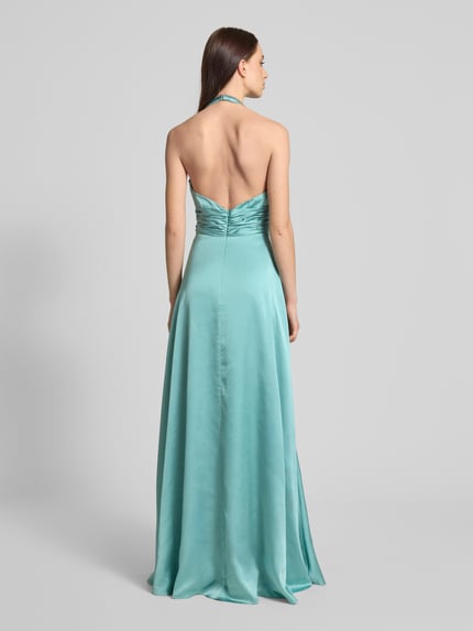 LUXUAR FASHION Avondjurk met halter Groen - 5