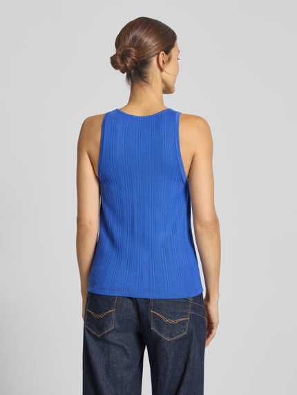 Selected Regular Fit Stricktop aus Viskose-Mix Modell 'TRIXIE' Royal 5