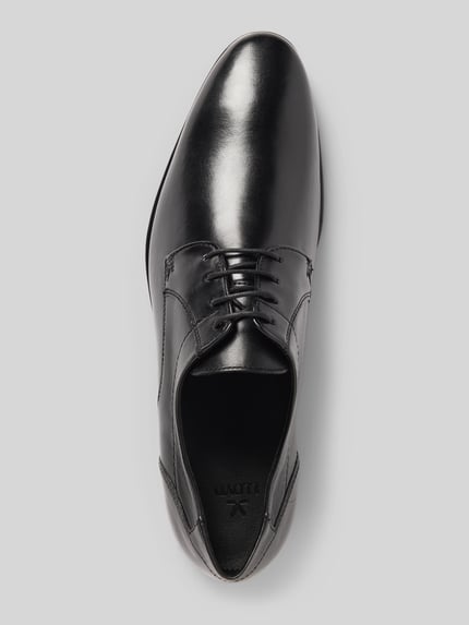 LLOYD Leren derbyschoenen met siernaden, model 'CORE' Zwart - 3