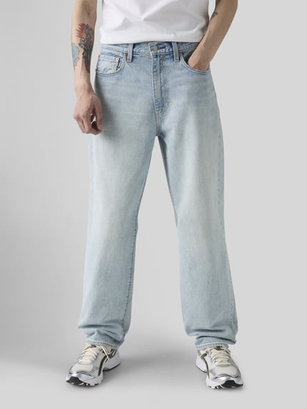 Levi's® Loose Fit Jeans aus reiner Baumwolle Modell '568® LOOSE STRAIGHT' Hellblau 2
