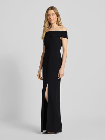 Lauren Ralph Lauren Sukienka wieczorowa z dekoltem carmen Czarny 1