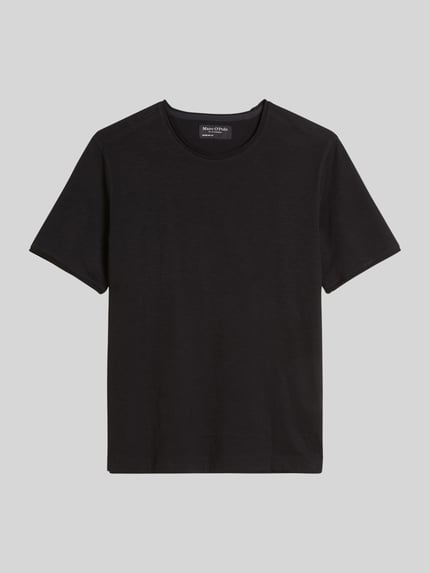 Marc O'Polo Regular Fit T-Shirt aus reiner Baumwolle Black 2