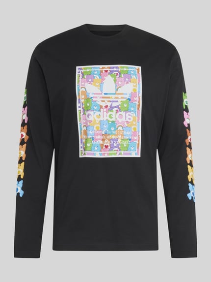 adidas Originals t-shirt o kroju regular fit z czystej bawełny Czarny 2