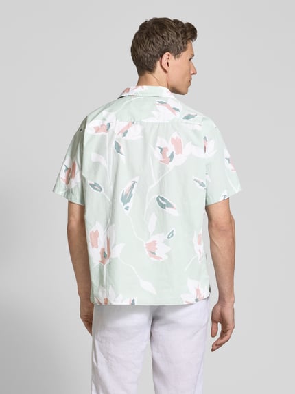 JACK & JONES Premium Regular Fit Freizeithemd mit Resortkragen Modell 'PALERMO' Lind 5