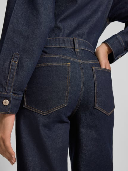 Jake*s Casual Straight Fit Jeans aus reiner Baumwolle Jeansblau 3