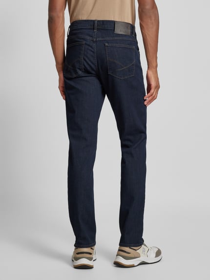 Brax Comfort fit jeans in 5-pocketmodel model 'Cooper' Marineblauw - 5