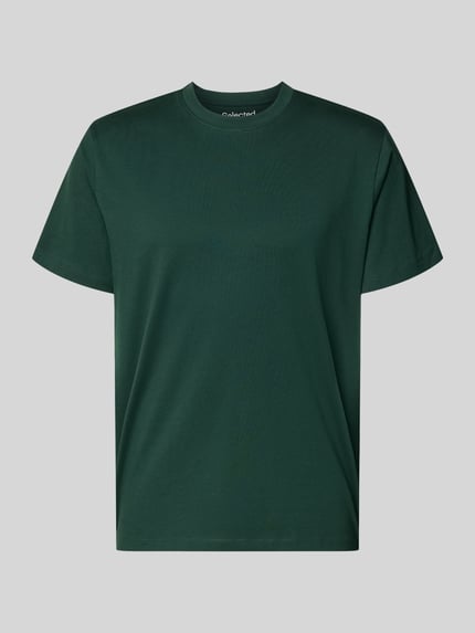 Regular Fit T-Shirt aus reiner Baumwolle Modell 'HASPEN' Shop The Look MANNEQUINE