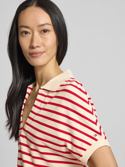 Tommy Hilfiger Relaxed fit T-shirt van lyocellmix Rood - 3