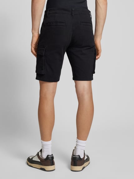 ONLY & SONS Regular Fit Bermudas aus Baumwoll-Mix Modell 'CAM STAGE' Black 5