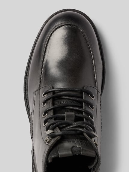 BULLBOXER Boots mit Label-Details und Schnürverschluss Black 3