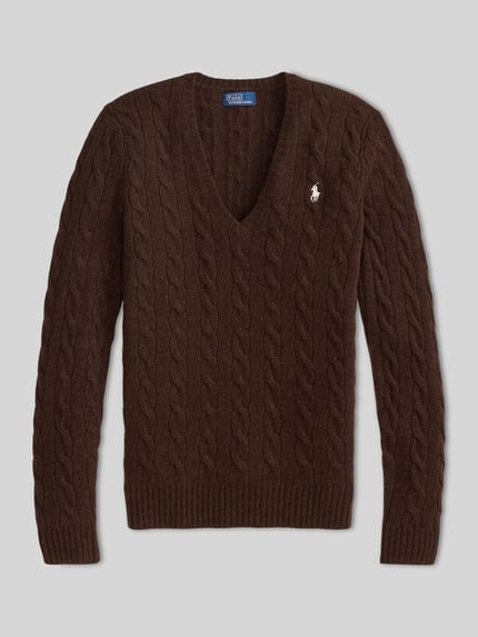 Polo Ralph Lauren Pullover aus Wolle Kaschmir mit Logo-Applikation Black 2