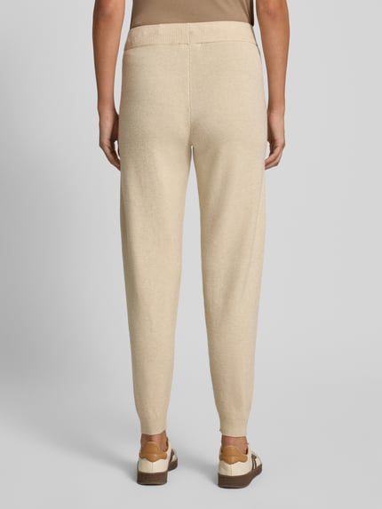 Christian Berg Woman Slim Fit Sweatpants aus Viskose-Mix Beige Melange 5