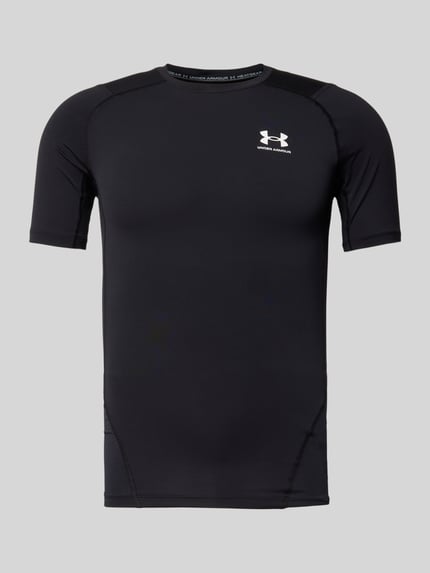 Under Armour T-shirt z o kroju slim fit z nadrukiem z logo Czarny 2