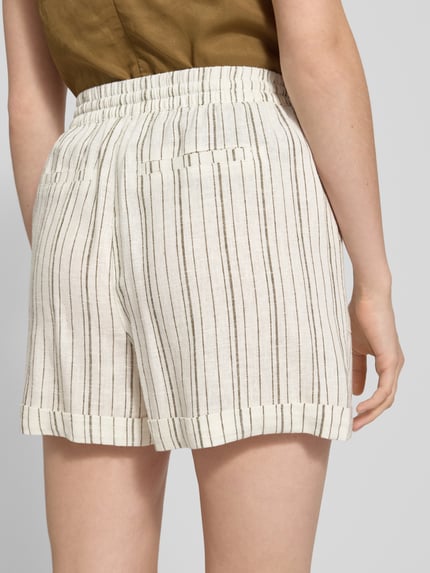 Tom Tailor Denim Relaxed Fit Shorts aus Viskose-Leinen-Mix Offwhite 3
