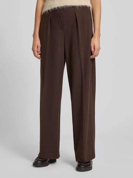 Stehmann Stoffhose mit elastischem Bund Modell 'Francis' Dunkelbraun 4