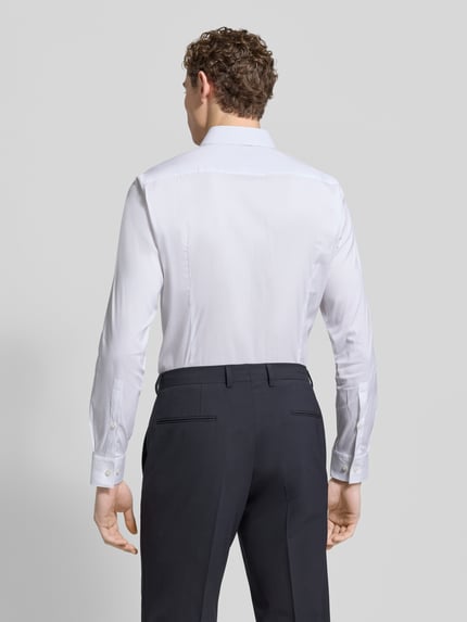 HUGO Business-Hemd mit Kentkragen Modell 'KENNO' Weiss 5