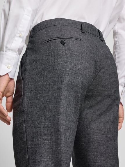 Christian Berg Men Pantalon met persplooien Antraciet - 3