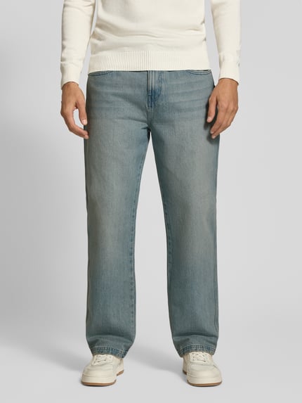 RETERNITY Straight Fit Jeans im Used-Look mit Eingrifftaschen Jeansblau 4