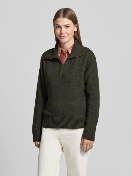 Barbour Troyer mit Halbzipp Modell 'LAVENSDALE' Oliv 4
