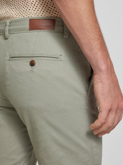 JACK & JONES Regular Fit Bermudas mit Strukturmuster Modell 'FURY' Lind 3