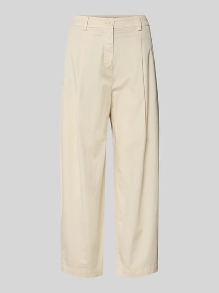 Productfoto, Barrel Fit Hose met steekzakken model 'LISAN' van Raffaello Rossi, katoen-elastaan mix, beige, context: damesbroek, taillewijdte maat 36: 41 cm, binnenbeenlengte maat 36: 65 cm