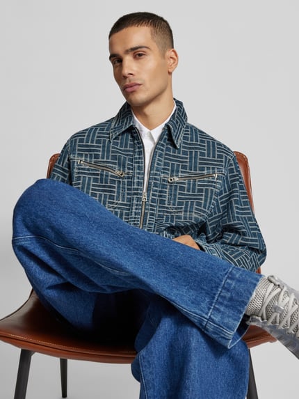 Kenzo Jeansjack met ritssluiting Jeansblauw - 3