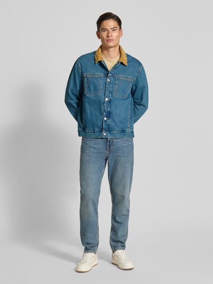 ARMEDANGELS Kurtka jeansowa o kroju relaxed fit z czystej bawełny model ‘AASHTON’ Niebieski 1