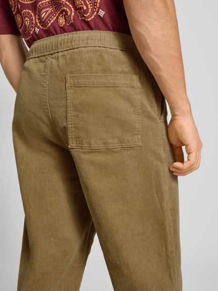 ONLY & SONS Loose fit corduroy broek van katoenmix, model 'FADE' Zand - 3