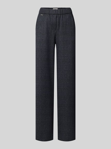 Brax Broek met elastische band, model 'MAINE' Donkerblauw - 2