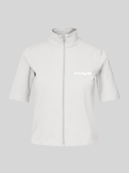 Low Lights Studios T-shirt met deelbare ritssluiting Lichtgrijs - 2
