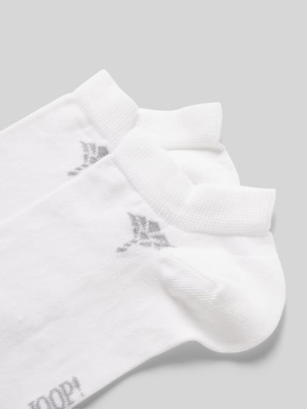 JOOP! COLLECTION Socken mit Label-Print Modell 'Cornflower' Weiss 2