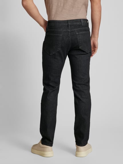 JOOP! JEANS regular fit jeans in effen design model 'Mitch' Zwart - 5