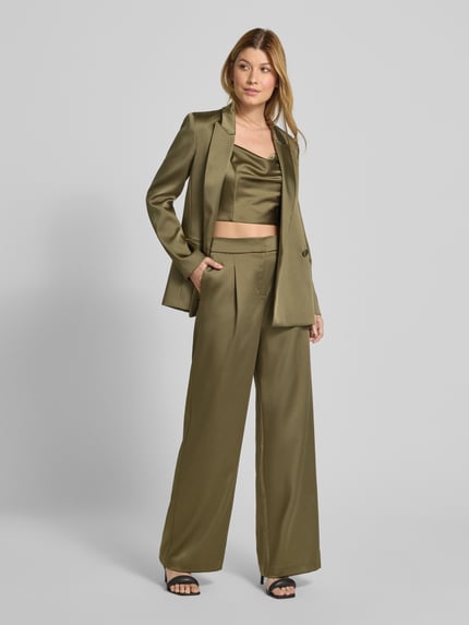 Jake*s Cocktail Stoffhose mit Bundfalten Oliv 1