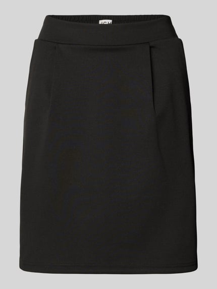 ICHI Minirock mit elastischem Bund Modell 'Kate' Black 2