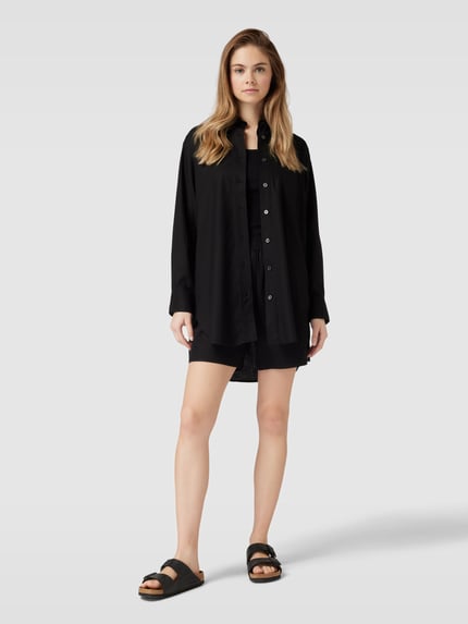Katharina Damm X P&C* Exklusivkollektion - Hemdbluse mit Leinen-Anteil Black 1