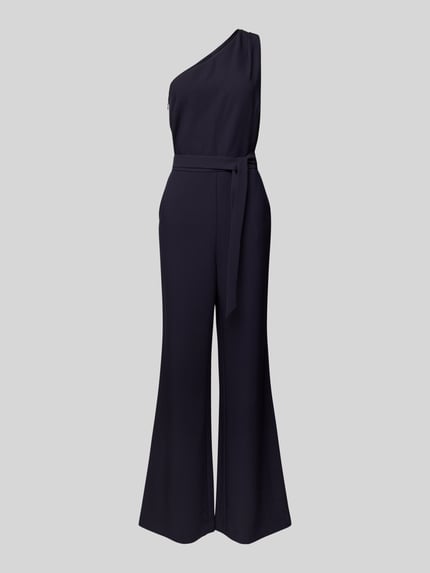 COMMA Jumpsuit mit Bindegürtel Marine 2