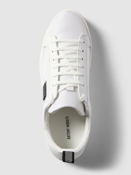 Antony Morato Sneakers met logodetail, model 'New Metal' Wit - 4