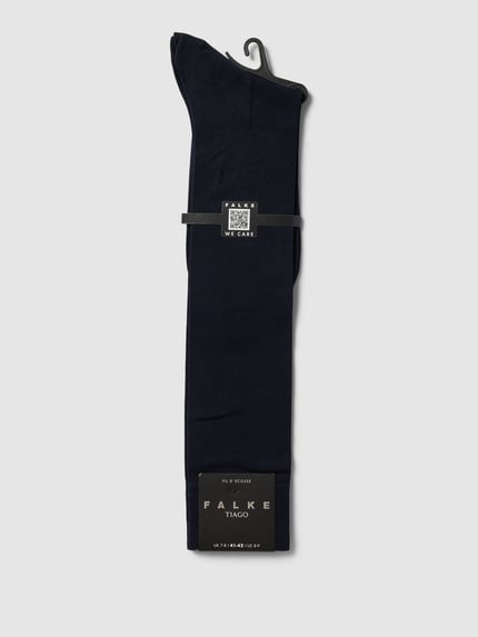 FALKE Kniestrümpfe mit Logo-Stitching Modell 'Tiago' Marine 3