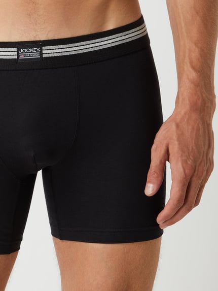 Jockey Trunks mit Label-Patch im 3er-Pack Rot 6