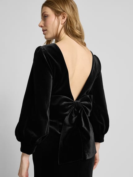 Forever New Mini-jurk met ballonmouwen Zwart - 3