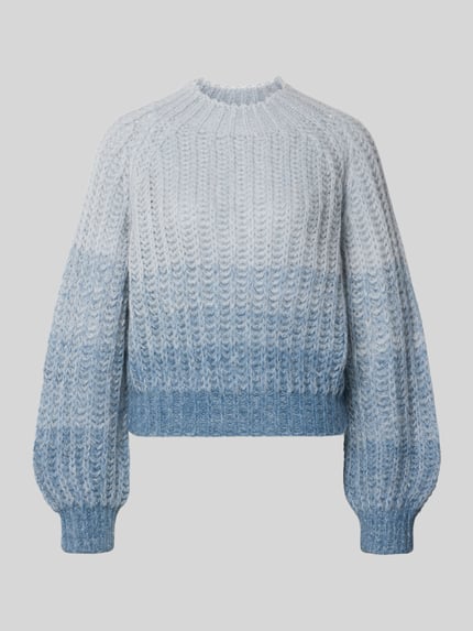 DRYKORN Strickpullover aus Alpaka-Mix Modell 'LARELYA' Hellblau Melange 2